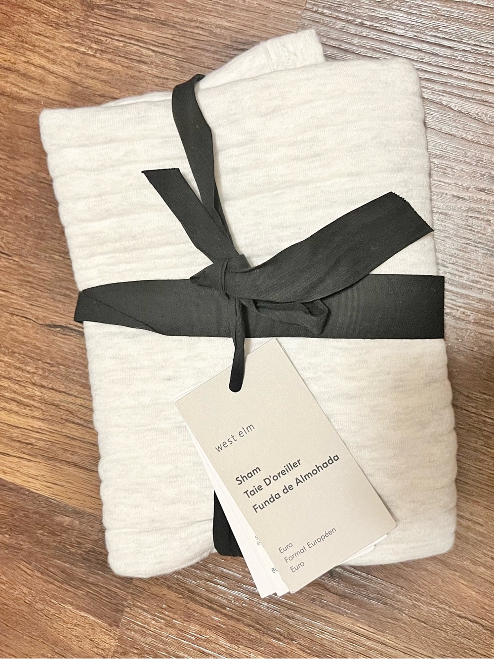West Elm Grey Pillow Sham